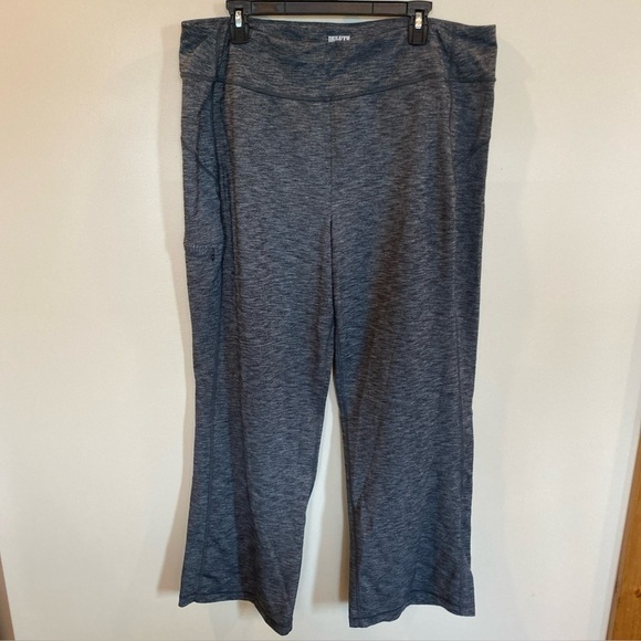 Duluth Trading Charcoal Grey Leggings Size XL x 29 Pull On Stretch - Picture 1 of 7